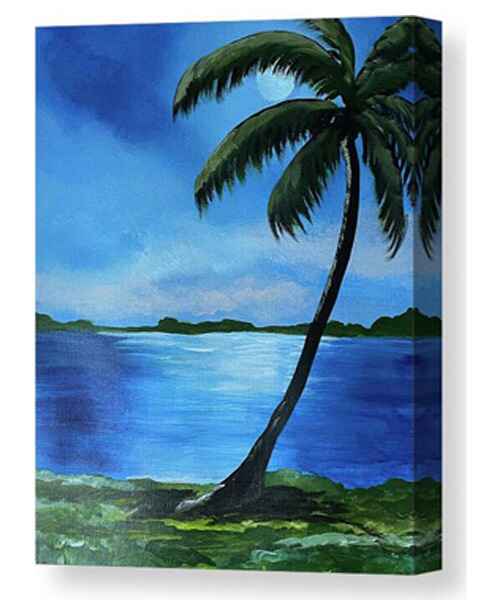 Lone Palm Tree canvas print
