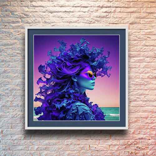 Purple Haze wall view