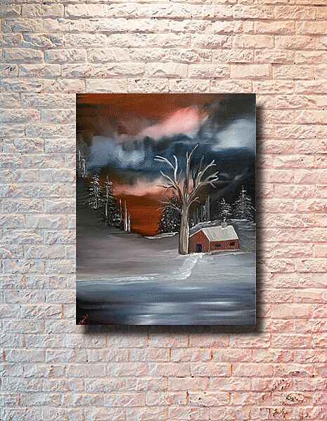 Cold Winter's Night wall view