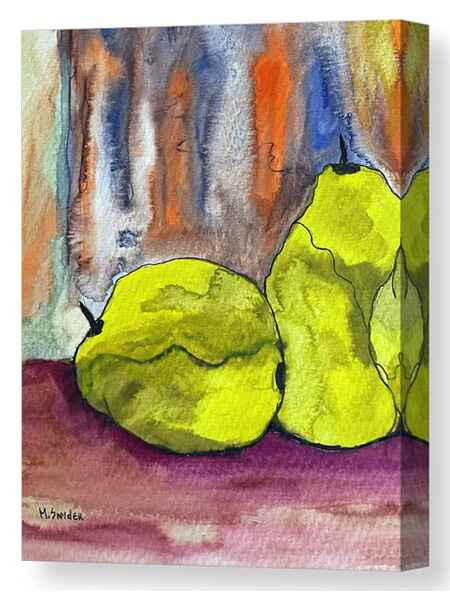 Pair of Pears canvas print