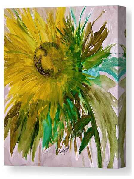 Full Bloom Sunflower canvas print